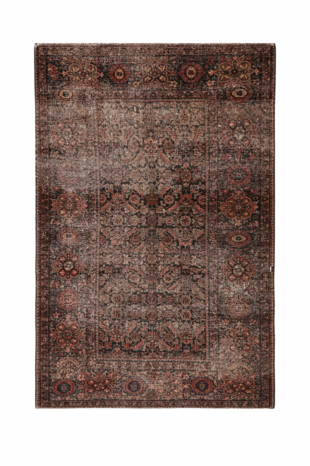 Midnight Rose Vintage Persian-Style Rug